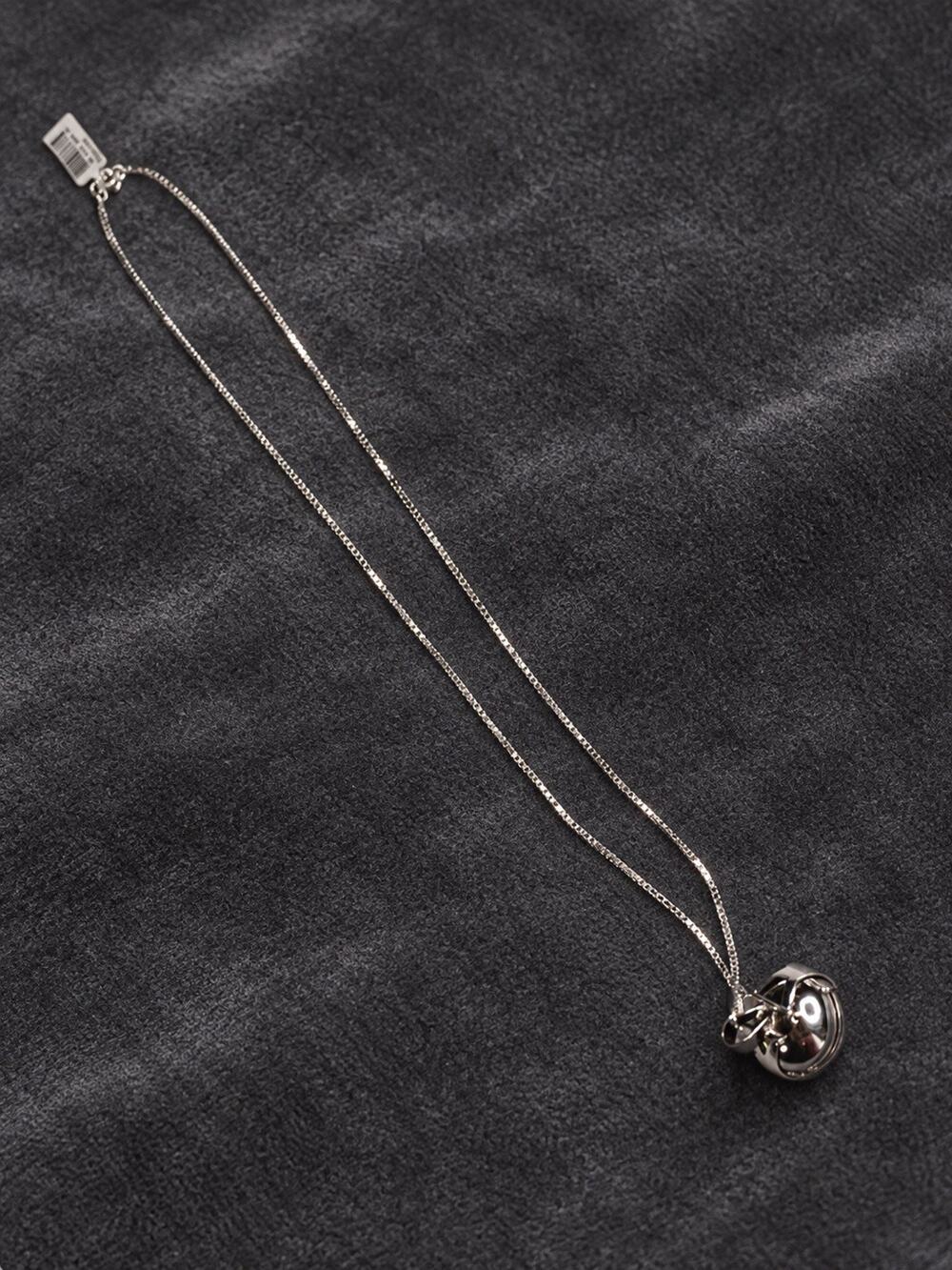 Sterling Silver 925 Photo Ball Locket Necklace 24”